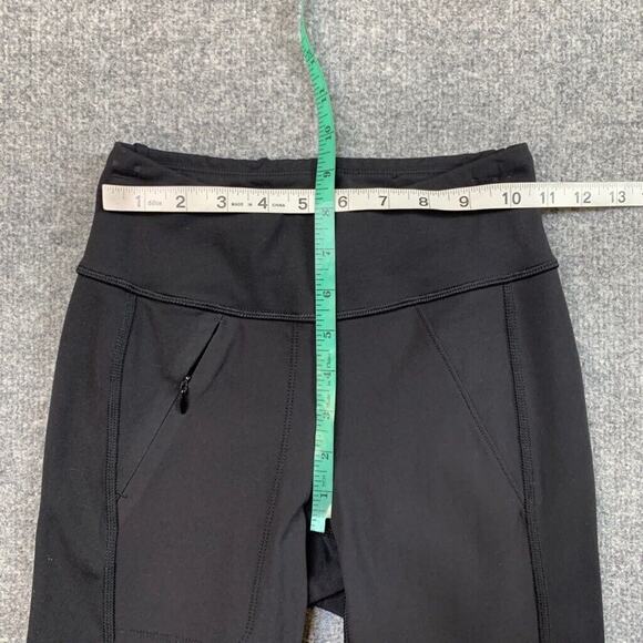 The North Face Leggings Womens XS Extra Small Black Pull On Zip Pocket Pants - Picture 7 of 14
